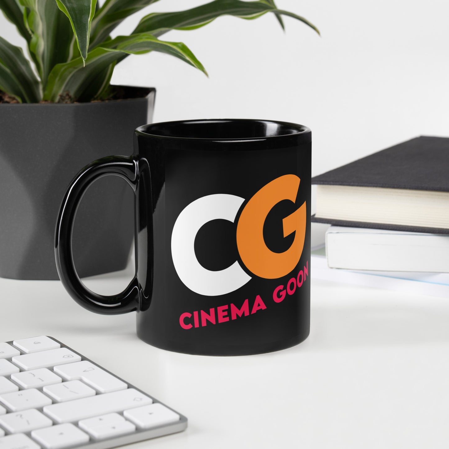 Cinema Goon Logo Black Glossy Mug