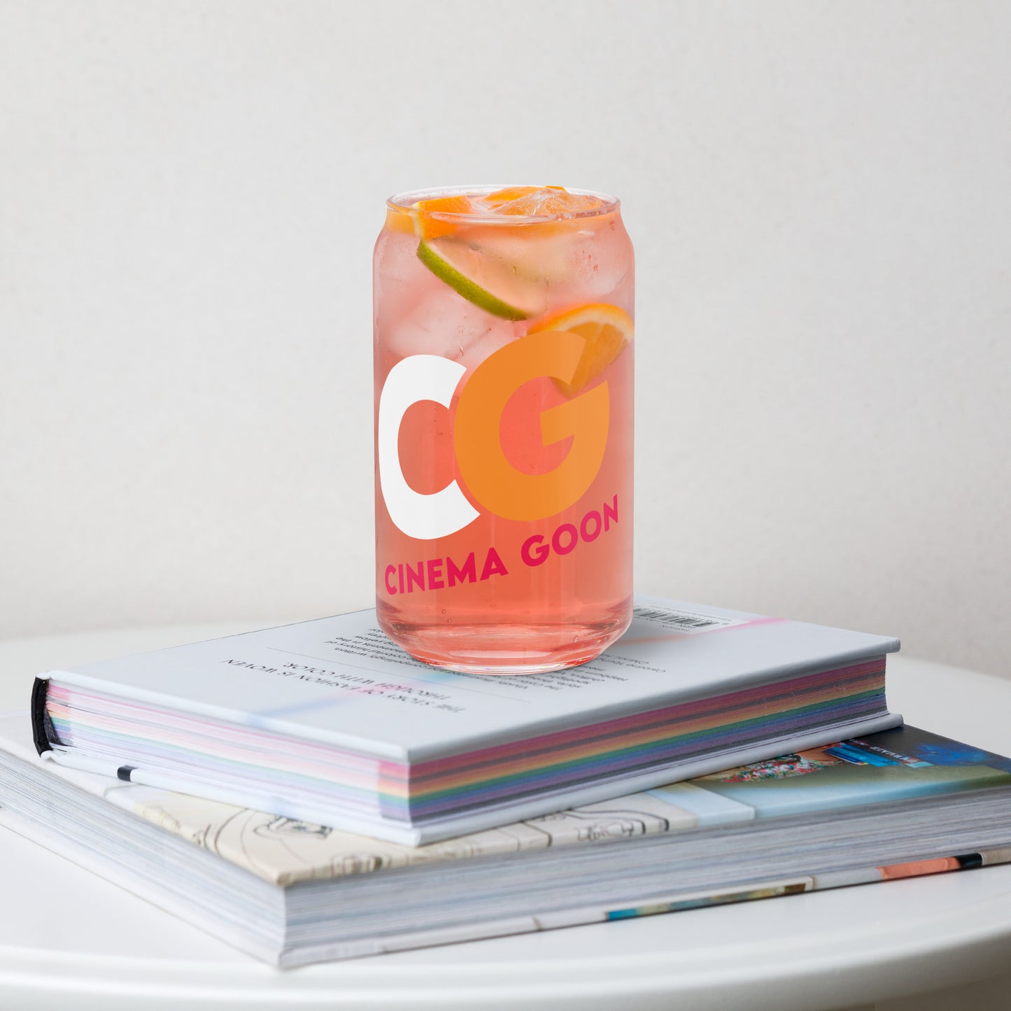 Cinema Goon Can-shaped glass